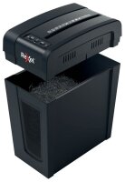 Rexel Secure X8-SL Aktenvernichter mit Partikelschnitt P-4, 4 x 40 mm, bis 8 Blatt, schwarz