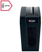 Rexel Secure X8-SL Aktenvernichter mit Partikelschnitt P-4, 4 x 40 mm, bis 8 Blatt, schwarz
