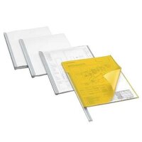 DURABLE Klemmschienen transparent DIN A4 90 Blatt, 25 St.
