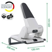 LEITZ Registraturlocher 5180 grau, 1 St.