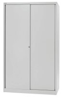 BISLEY Schiebetürenschrank ECO, SD12194S645 lichtgrau 4 Fachböden 120,0 x 43,0 x 198,0 cm