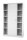 BISLEY Schiebetürenschrank ECO, SD12194S645 lichtgrau 4 Fachböden 120,0 x 43,0 x 198,0 cm