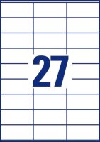 AVERY Zweckform Etiketten 3479 weiß 70,0 x 32,0 mm, 100 Blatt