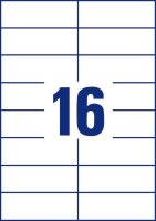 AVERY Zweckform Etiketten 3484 weiß 105,0 x 37,0 mm, 100 Blatt