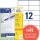 AVERY Zweckform Etiketten 3424 weiß 105,0 x 48,0 mm, 100 Blatt