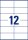 AVERY Zweckform Etiketten 3424 weiß 105,0 x 48,0 mm, 100 Blatt