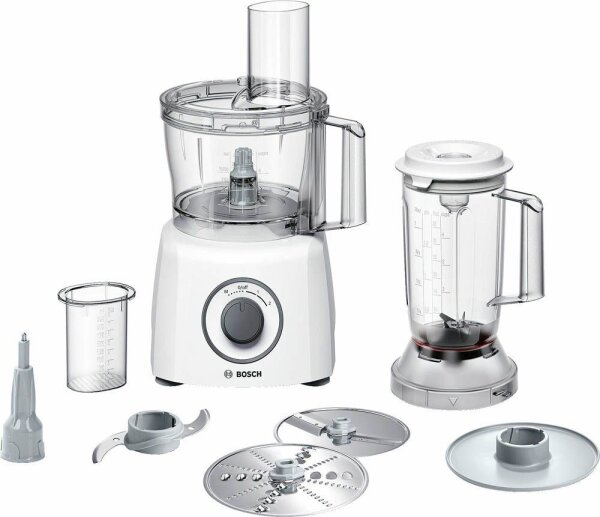 BOSCH MultiTalent 3 MCM3200W Küchenmaschine weiß/silber 800 W