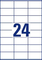 AVERY Zweckform Etiketten 3490 weiß 70,0 x 36,0 mm, 30 Blatt