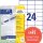 AVERY Zweckform Etiketten 3490 weiß 70,0 x 36,0 mm, 30 Blatt