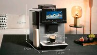 SIEMENS TQ903DZ3 EQ900 Plus Kaffeevollautomat silber  (...