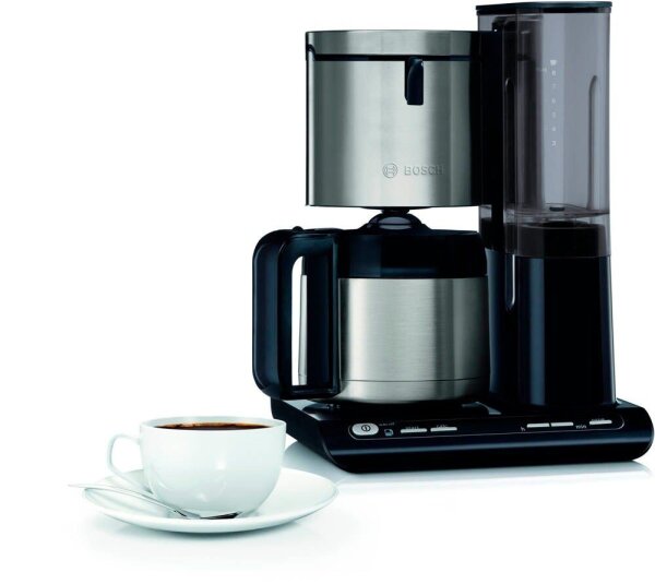 BOSCH Styline TKA8A683 Kaffeemaschine silber, 8-12 Tassen