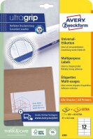 AVERY Zweckform Etiketten 4781 weiß 97,0 x 42,3 mm,...