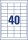 AVERY Zweckform Etiketten 4780 weiß 48,5 x 25,4 mm, 30 Blatt