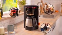 BOSCH MyMoment TKA6M273 Kaffeemaschine schwarz, 8-12 Tassen