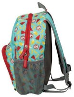 DONAU Kindergartenrucksack Affe Kunstfaser hellblau  (...