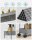 SONGMICS Nischenwagen grau 40,0 x 12,5 x 88,0 cm