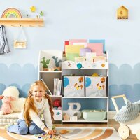 SONGMICS Kinderregal weiß 93,0 x 29,5 x 100,0 cm, 1 St.