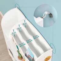 SONGMICS Kinderregal weiß 93,0 x 29,5 x 100,0 cm, 1 St.