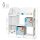 SONGMICS Kinderregal weiß 93,0 x 29,5 x 100,0 cm, 1 St.