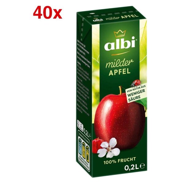 albi® milder Apfel Fruchtsaftkonzentrat 40x 0,2 l