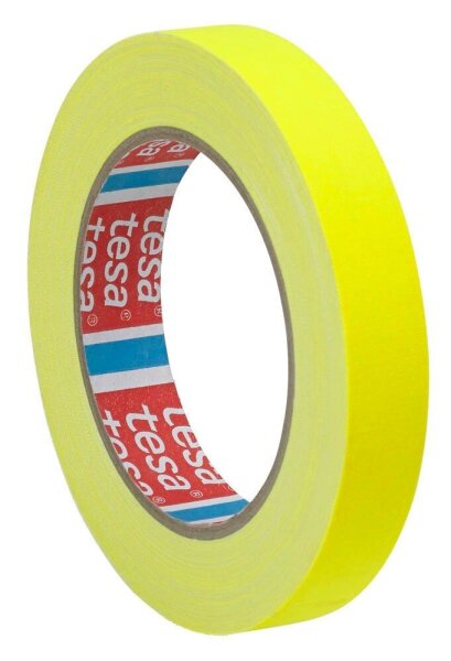tesa Gewebeband gelb 19,0 mm x 25,0 m 1 Rolle