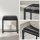 VASAGLE Schminktisch rechteckig Spanplatte braun, schwarz 90,0 x 40,0 x 141,0 cm, 1 St.