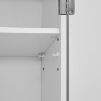 VASAGLE Bad-Hängeschrank weiß 60,0 x 18,0 x 60,0 cm