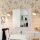 VASAGLE Bad-Hängeschrank weiß 60,0 x 18,0 x 60,0 cm