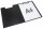RAPESCO® Klemmbrettmappe Germ-Savvy 1641 DIN A4 schwarz Kunststoff, 1 St.
