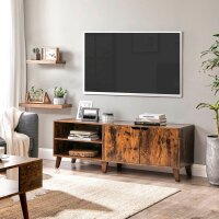 VASAGLE Lowboard, LTV027X01 vintage-braun 140,0 x 40,0 x 50,0 cm, 1 St.