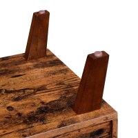VASAGLE Lowboard, LTV027X01 vintage-braun 140,0 x 40,0 x 50,0 cm, 1 St.