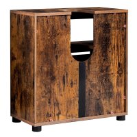 VASAGLE Waschtischunterschrank ohne Waschbecken braun 60,0 x 30,0 x 63,0 cm