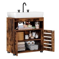 VASAGLE Waschtischunterschrank ohne Waschbecken braun 60,0 x 30,0 x 63,0 cm