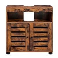 VASAGLE Waschtischunterschrank ohne Waschbecken braun 60,0 x 30,0 x 63,0 cm
