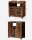 VASAGLE Waschtischunterschrank ohne Waschbecken braun 60,0 x 30,0 x 63,0 cm