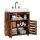 VASAGLE Waschtischunterschrank ohne Waschbecken braun 60,0 x 30,0 x 63,0 cm
