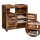 VASAGLE Waschtischunterschrank ohne Waschbecken braun 60,0 x 30,0 x 63,0 cm