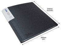 RAPESCO® Germ-Savvy™ Sichtbuch DIN A4, 100 Hüllen schwarz, 1 St.