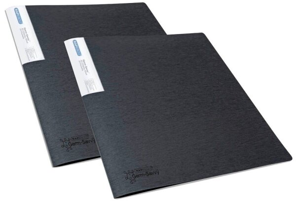 RAPESCO® Germ-Savvy™ Sichtbuch DIN A4, 20 Hüllen schwarz, 1 St.