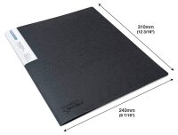 RAPESCO® Germ-Savvy™ Sichtbuch DIN A4, 20 Hüllen schwarz, 1 St.