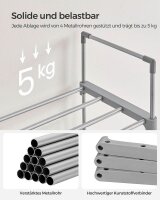 SONGMICS Schuhregal grau 45,0 x 30,0 x 174,0 cm, 1 St.
