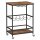 VASAGLE Servierwagen braun, schwarz 60,0 x 40,0 x 82,0 cm