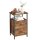 VASAGLE Nachttisch rechteckig MDF-Platte braun 38,0 x 28,0 x 60,0 cm, 1 St.