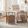 VASAGLE Nachttisch rechteckig MDF-Platte braun 38,0 x 28,0 x 60,0 cm, 1 St.