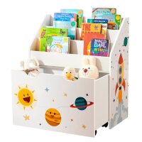 SONGMICS Kinderregal weiß 62,5 x 29,5 x 70,0 cm, 1 St.