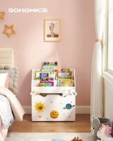 SONGMICS Kinderregal weiß 62,5 x 29,5 x 70,0 cm, 1 St.