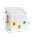 SONGMICS Kinderregal weiß 62,5 x 29,5 x 70,0 cm, 1 St.