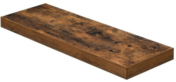 VASAGLE Wandregal braun 60,0 x 20,0 x 3,8 cm, 1 St.