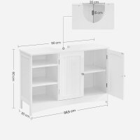 VASAGLE Waschtischunterschrank ohne Waschbecken...