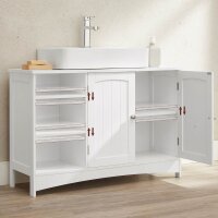 VASAGLE Waschtischunterschrank ohne Waschbecken weiß 90,0 cm 30,0 cm